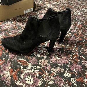 Black Suede Ankle Boots